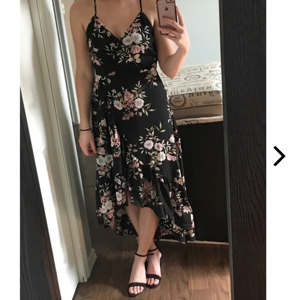Lulu’s Wrapped Floral Dress